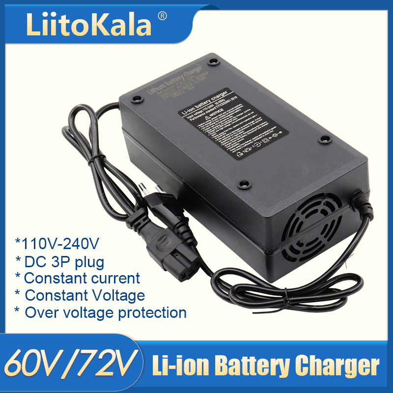 84V 20A Smart Charger - 60 فولت/72 فولت 5A ليثيوم أيون