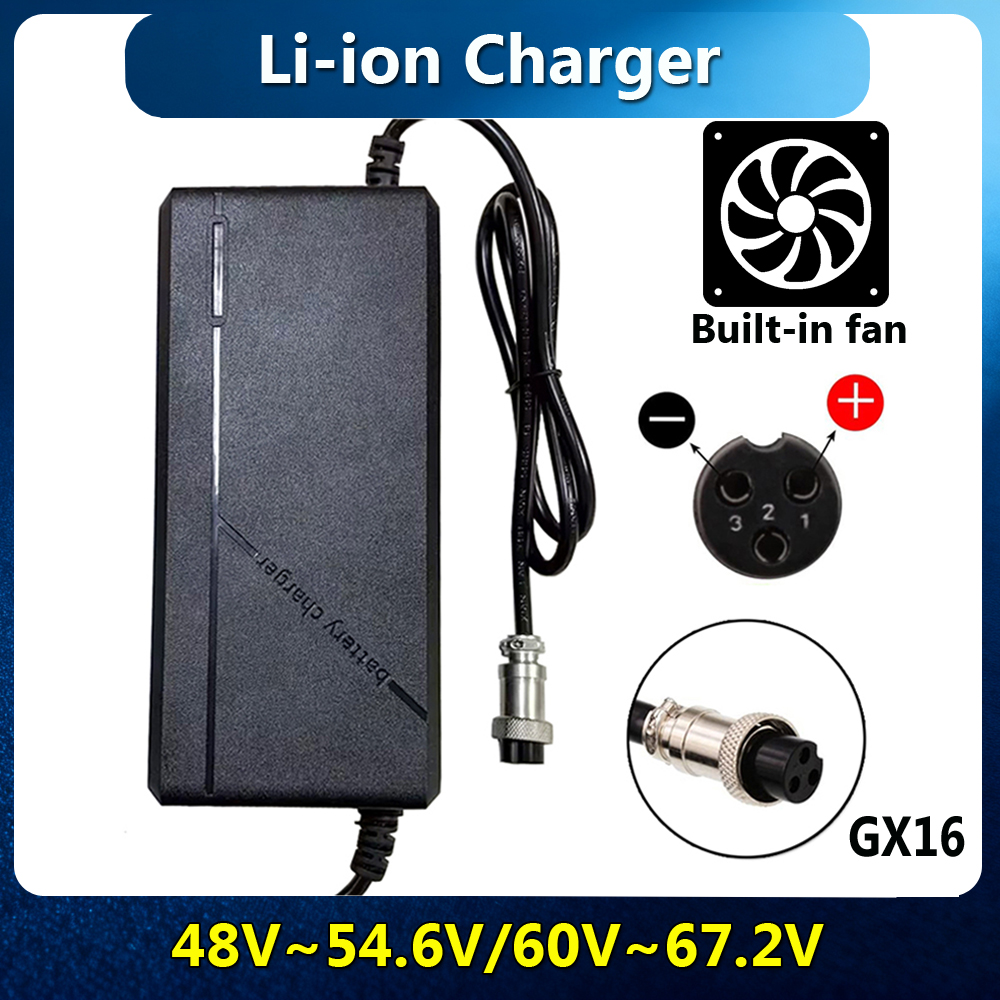 84V 20A Smart Charger - شاحن ليثيوم أيون 54.6 فولت 67.2
