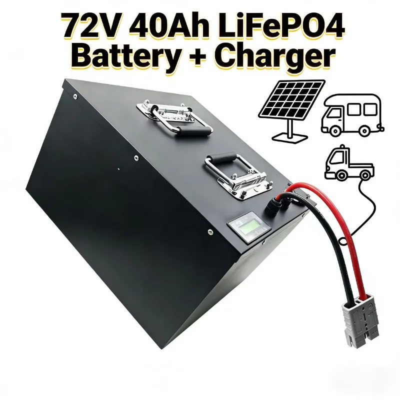 72V 40Ah Lifepo4 Battery Pack - حزمة بطارية LiFePO4 24S 72V 40Ah