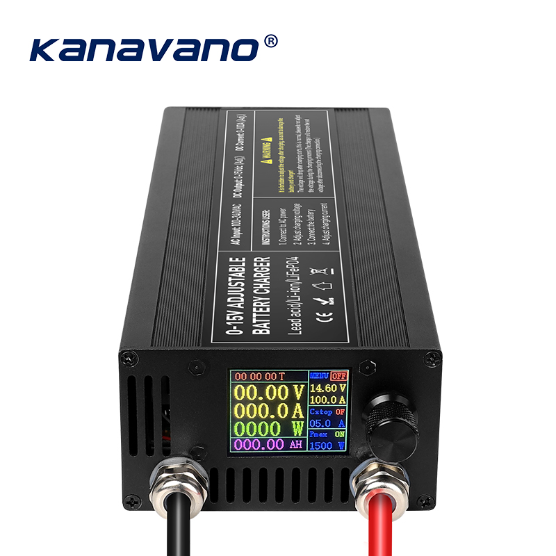 شاحن بطارية قابل للتعديل 60A10 - مراجعة 84V 20A Smart Charger وسعره