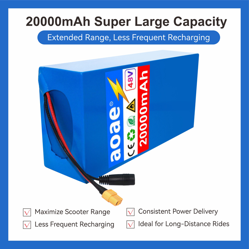 بطارية سكوتر كهربائي 48 فولت 1 - مراجعة 60V 50Ah Electric Scooter Battery وسعره