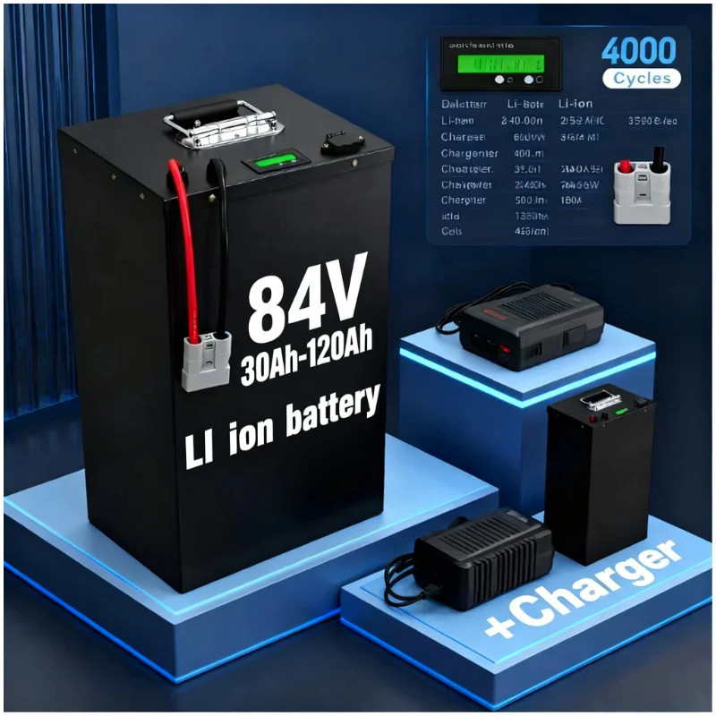 بطارية ليثيوم أيون 84 فولت 50  - مراجعة 72V 40Ah Lifepo4 Battery Pack وسعره