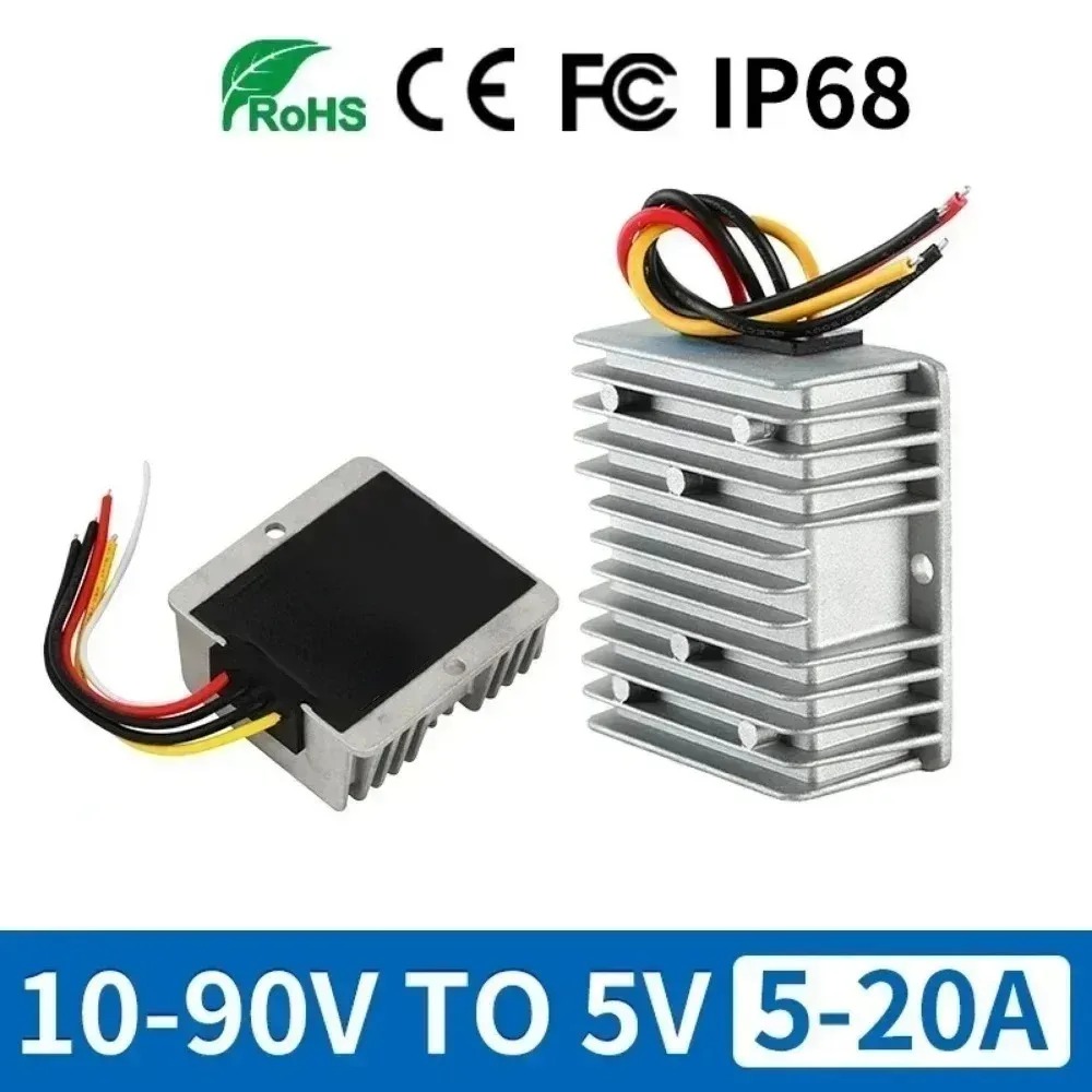 محول تيار مستمر من 10-90 فولت  - مراجعة 72V 15A Fast Charger وسعره