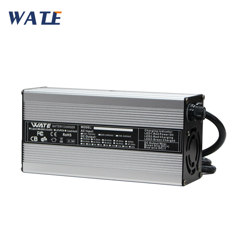 67.2 فولت 10A ليثيوم أيون شاحن - مراجعة 84V 20A Smart Charger وسعره