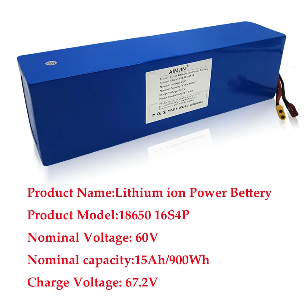 بطارية 60 فولت 15 أمبير في الس - مراجعة 60V 50Ah Electric Scooter Battery وسعره